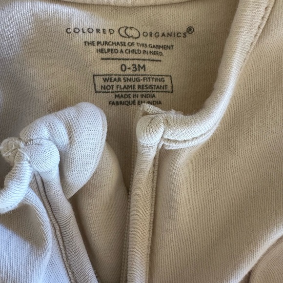 Set of four Colored Organics footie pajamas - Picture 2 of 5